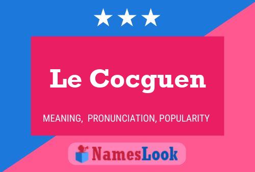 ملصق اسم Le Cocguen