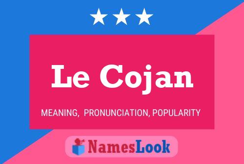 ملصق اسم Le Cojan