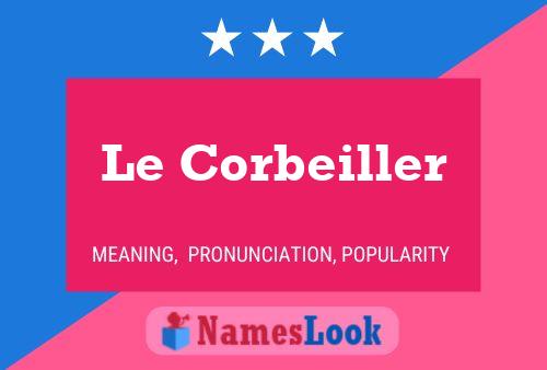 ملصق اسم Le Corbeiller