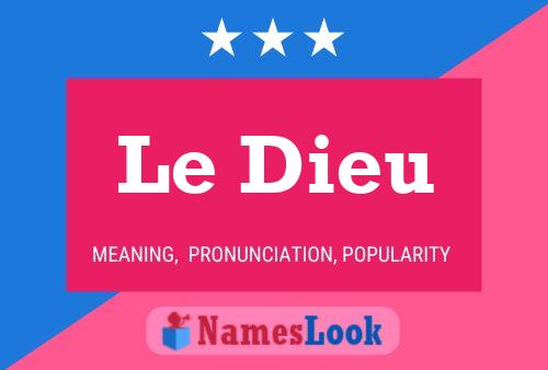 ملصق اسم Le Dieu