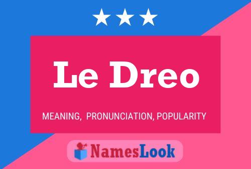 ملصق اسم Le Dreo