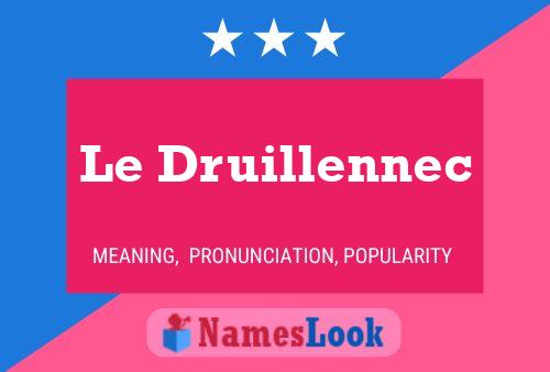 ملصق اسم Le Druillennec