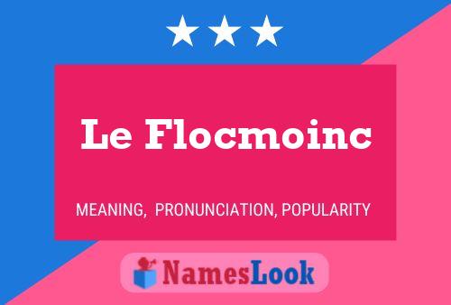 ملصق اسم Le Flocmoinc