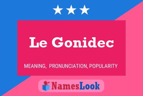 ملصق اسم Le Gonidec