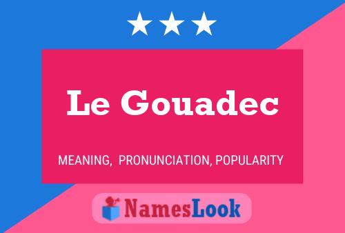 ملصق اسم Le Gouadec