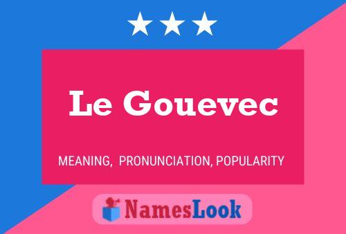 ملصق اسم Le Gouevec