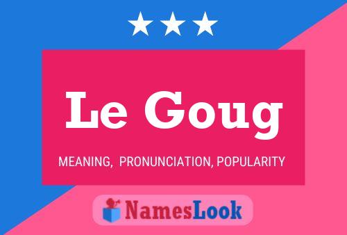 ملصق اسم Le Goug