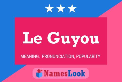 ملصق اسم Le Guyou