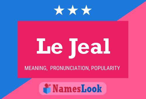 ملصق اسم Le Jeal