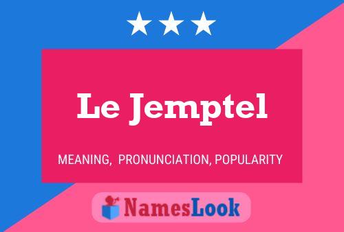 ملصق اسم Le Jemptel