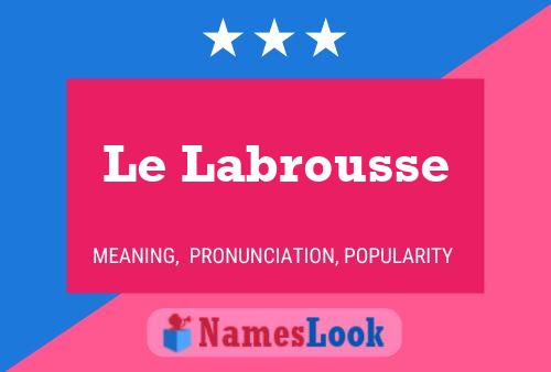 ملصق اسم Le Labrousse