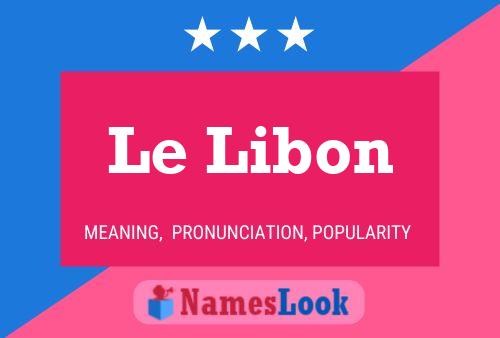 ملصق اسم Le Libon