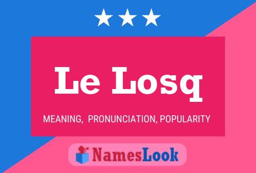 ملصق اسم Le Losq