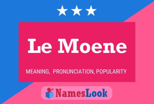 ملصق اسم Le Moene