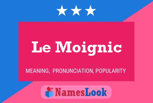 ملصق اسم Le Moignic