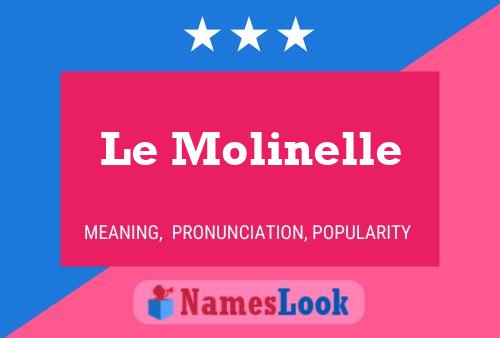 ملصق اسم Le Molinelle