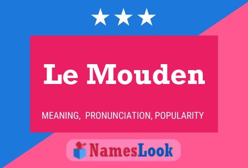 ملصق اسم Le Mouden