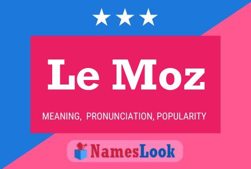 ملصق اسم Le Moz