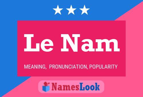 ملصق اسم Le Nam