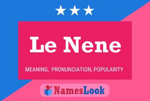 ملصق اسم Le Nene