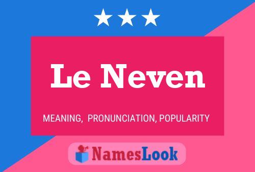 ملصق اسم Le Neven