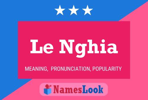 ملصق اسم Le Nghia