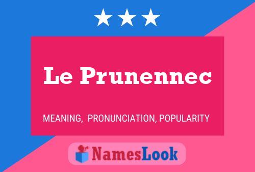 ملصق اسم Le Prunennec