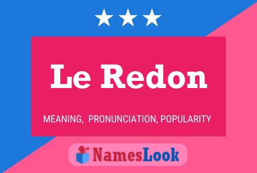 ملصق اسم Le Redon