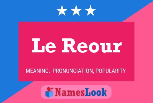 ملصق اسم Le Reour