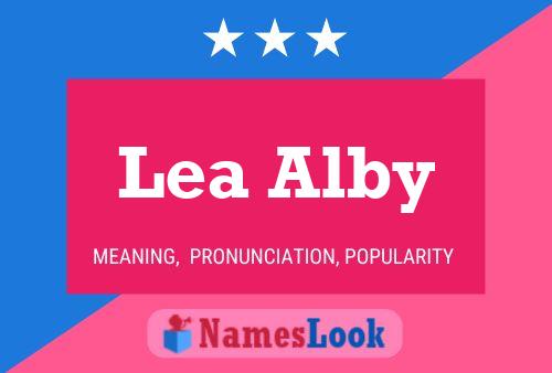 ملصق اسم Lea Alby