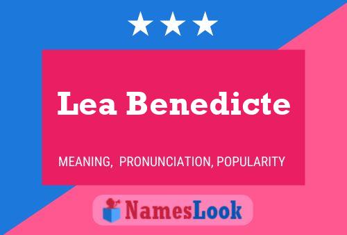 ملصق اسم Lea Benedicte