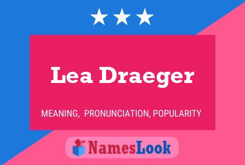 ملصق اسم Lea Draeger