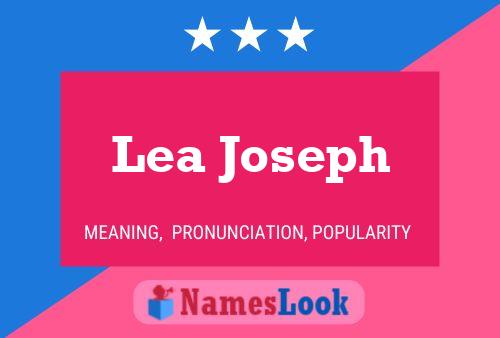 ملصق اسم Lea Joseph