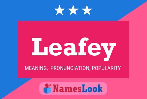 ملصق اسم Leafey