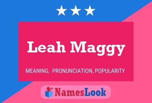 ملصق اسم Leah Maggy