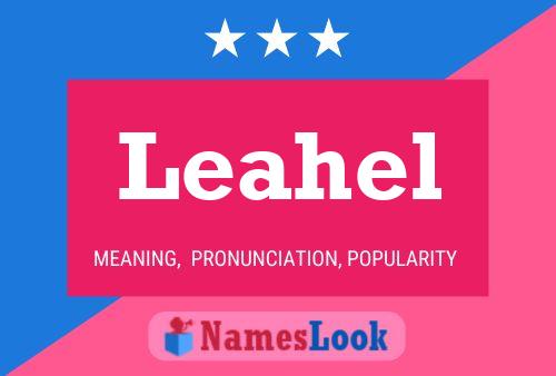 ملصق اسم Leahel