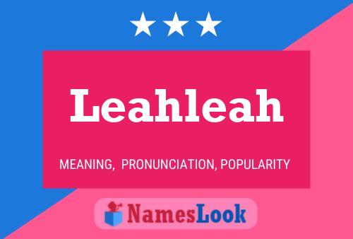 ملصق اسم Leahleah