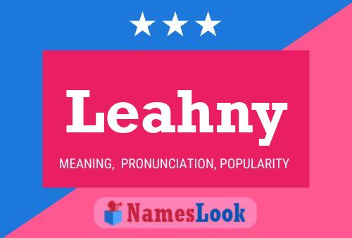 ملصق اسم Leahny