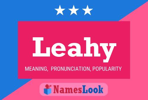 ملصق اسم Leahy