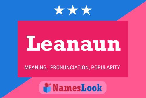 ملصق اسم Leanaun