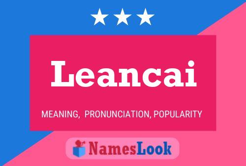 ملصق اسم Leancai