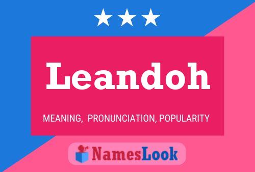 ملصق اسم Leandoh