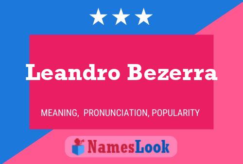 ملصق اسم Leandro Bezerra