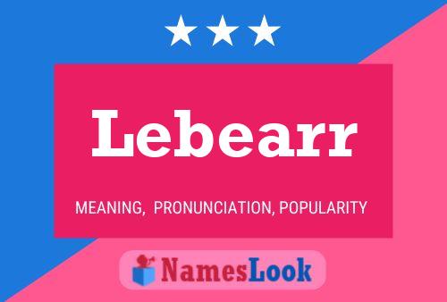 ملصق اسم Lebearr