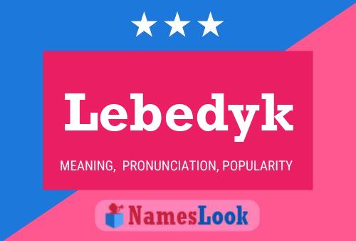 ملصق اسم Lebedyk