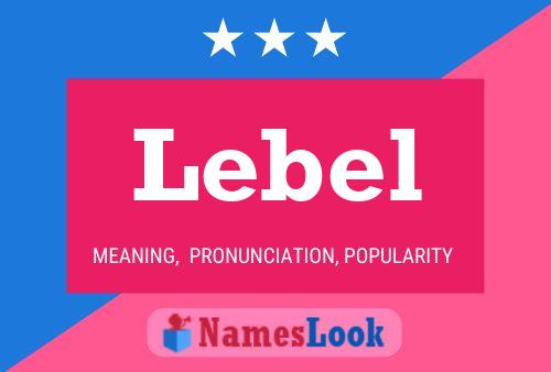 ملصق اسم Lebel