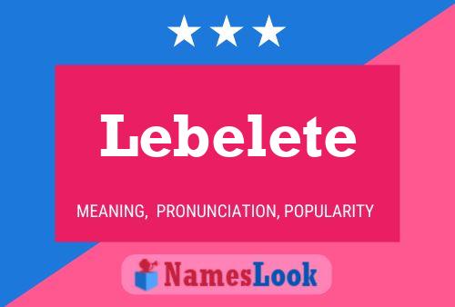 ملصق اسم Lebelete