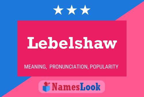 ملصق اسم Lebelshaw