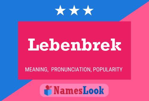 ملصق اسم Lebenbrek