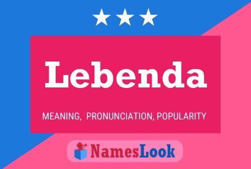 ملصق اسم Lebenda